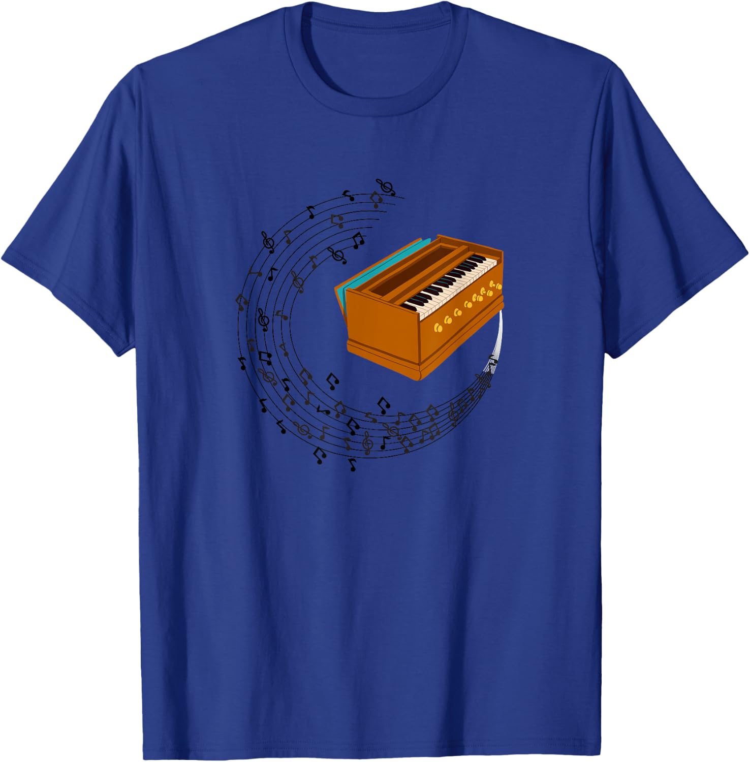 Indian Harmonium Musical Instrument T-Shirt - T-Shirt | Royal
