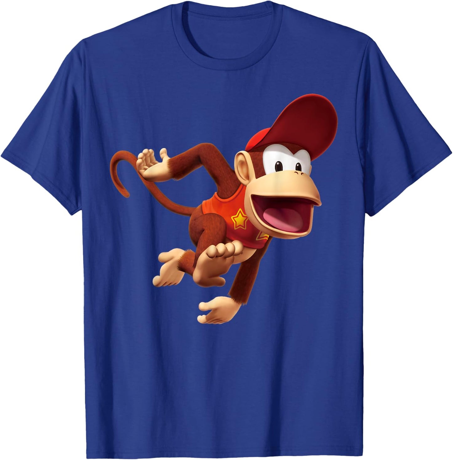 Donkey Kong Diddy 3D Poster T-Shirt - T-Shirt | Royal