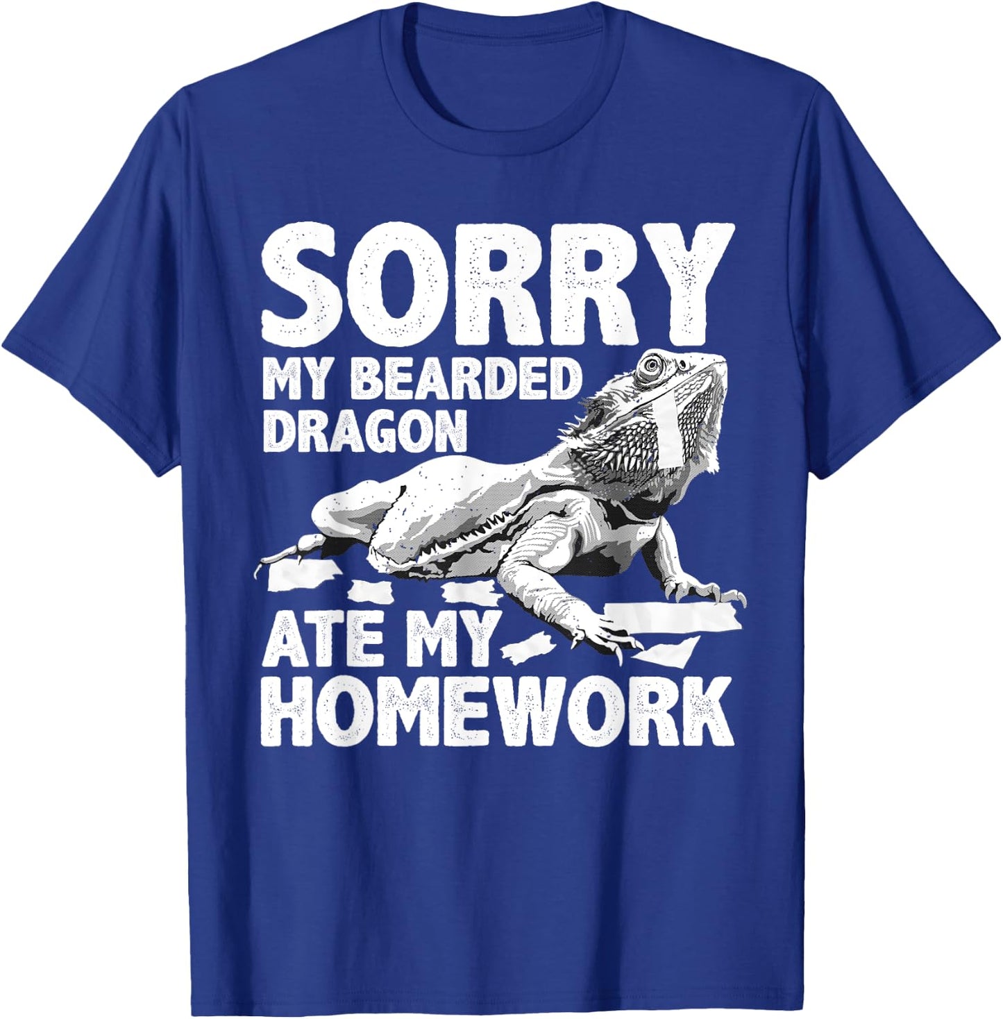 Cool Bearded Dragon Women Kids Pogona Lizard Lovers T-Shirt - T-Shirt | Royal