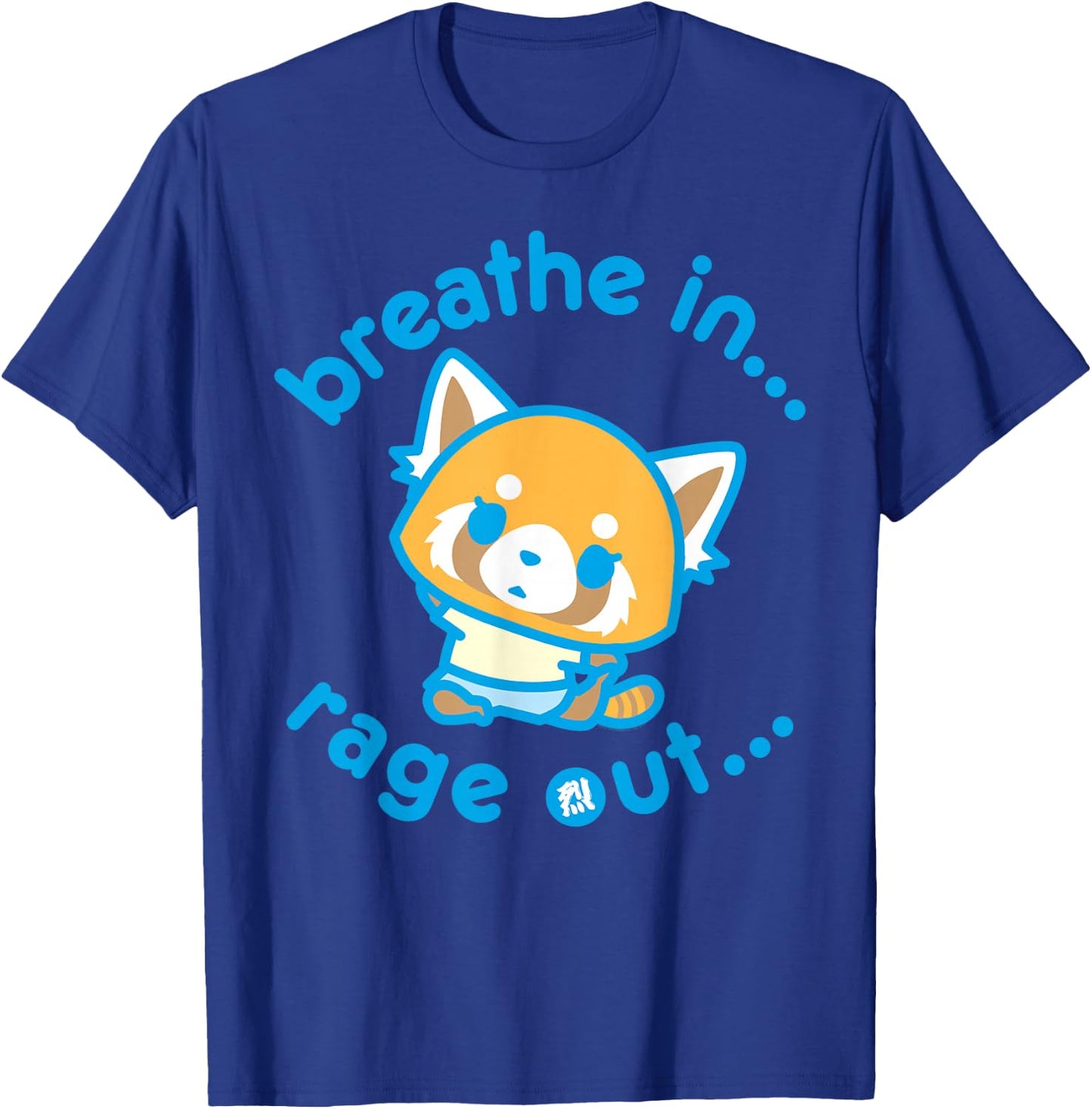 Aggretsuko Yoga Breathe In Rage Out T-Shirt - T-Shirt | Royal