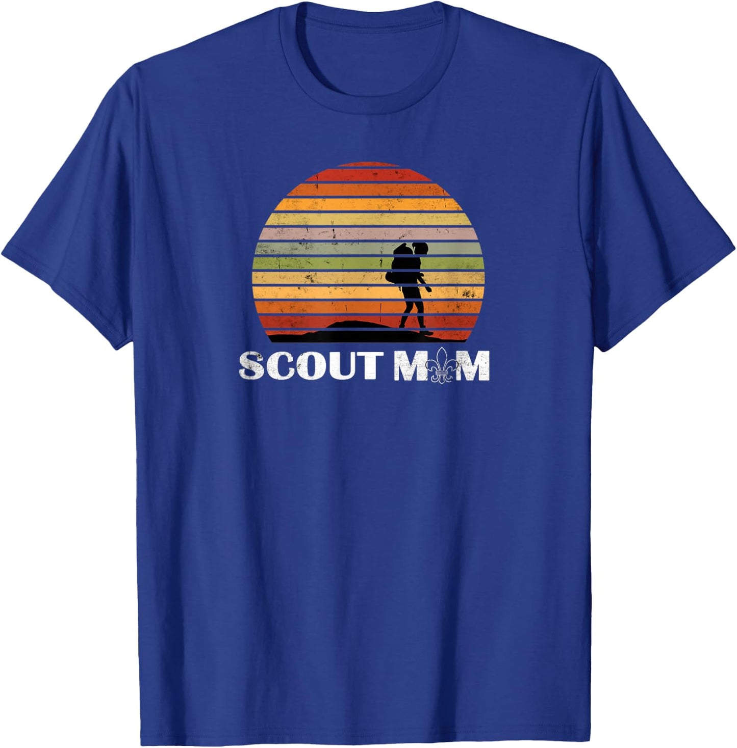 Vintage Scout Leader Scout Mom T-Shirt - T-Shirt | Royal