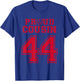 Custom Proud Football Cousin Number 44 R Personalized T-Shirt - T-Shirt | Royal