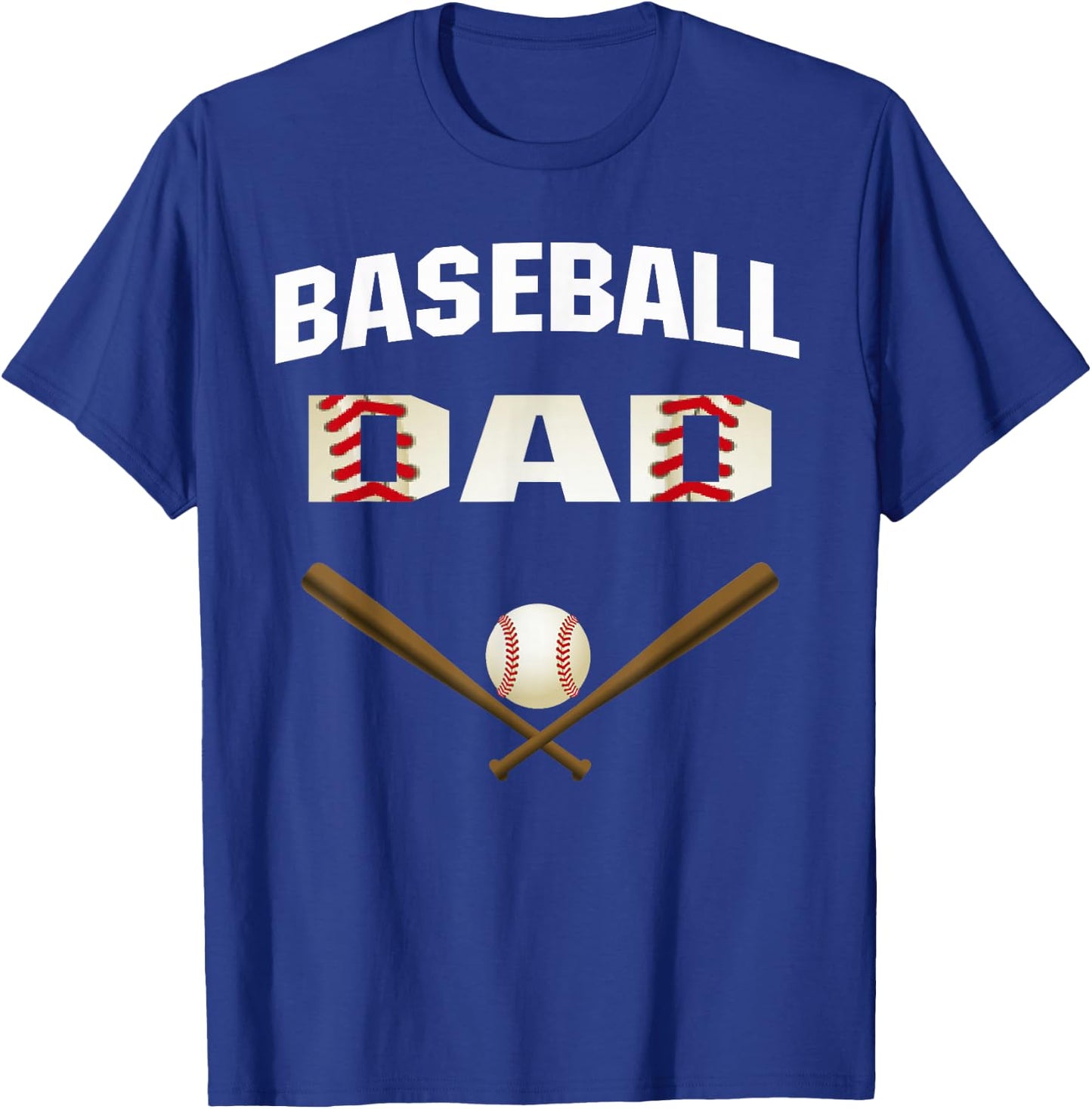 Baseball Dad shirt - Best Gift for fathers T-Shirt - T-Shirt | Royal