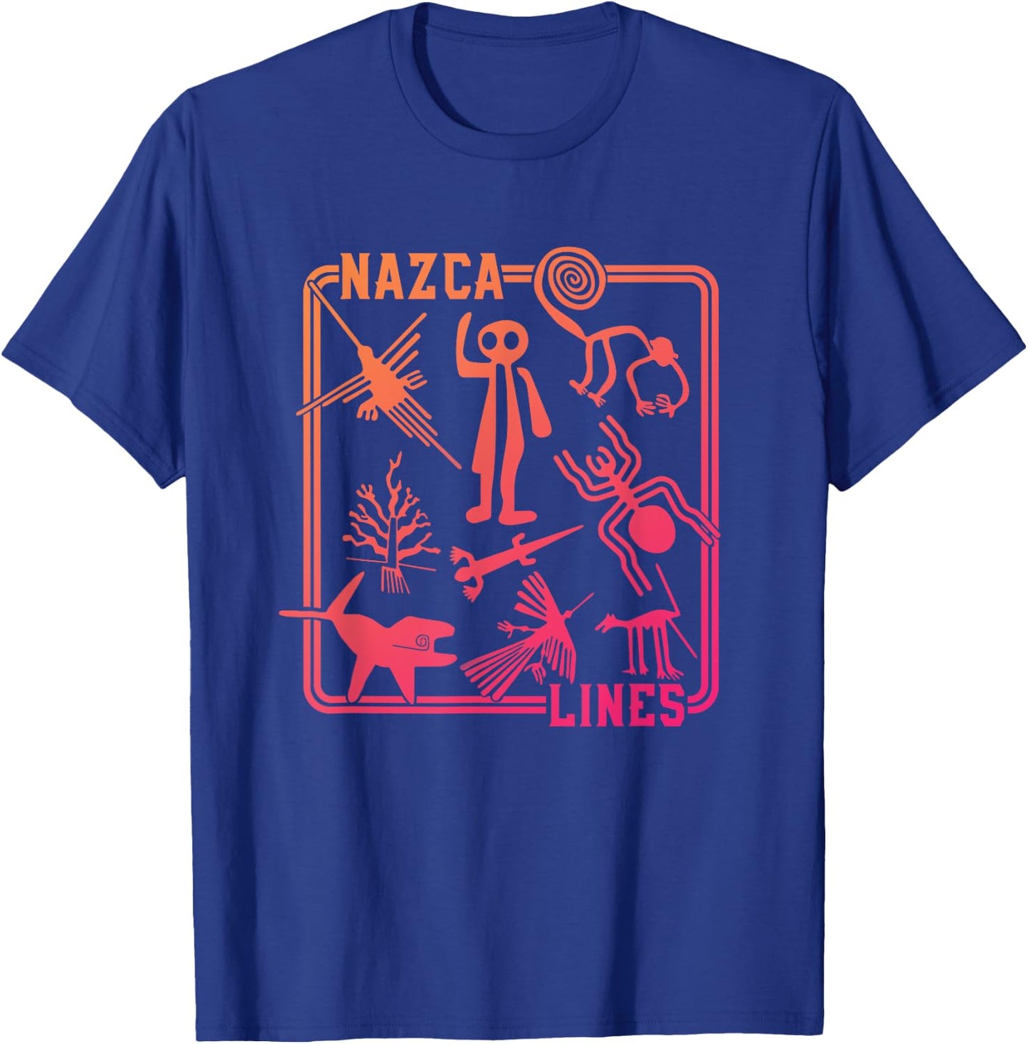 Nazca Lines T-Shirt - T-Shirt | Royal