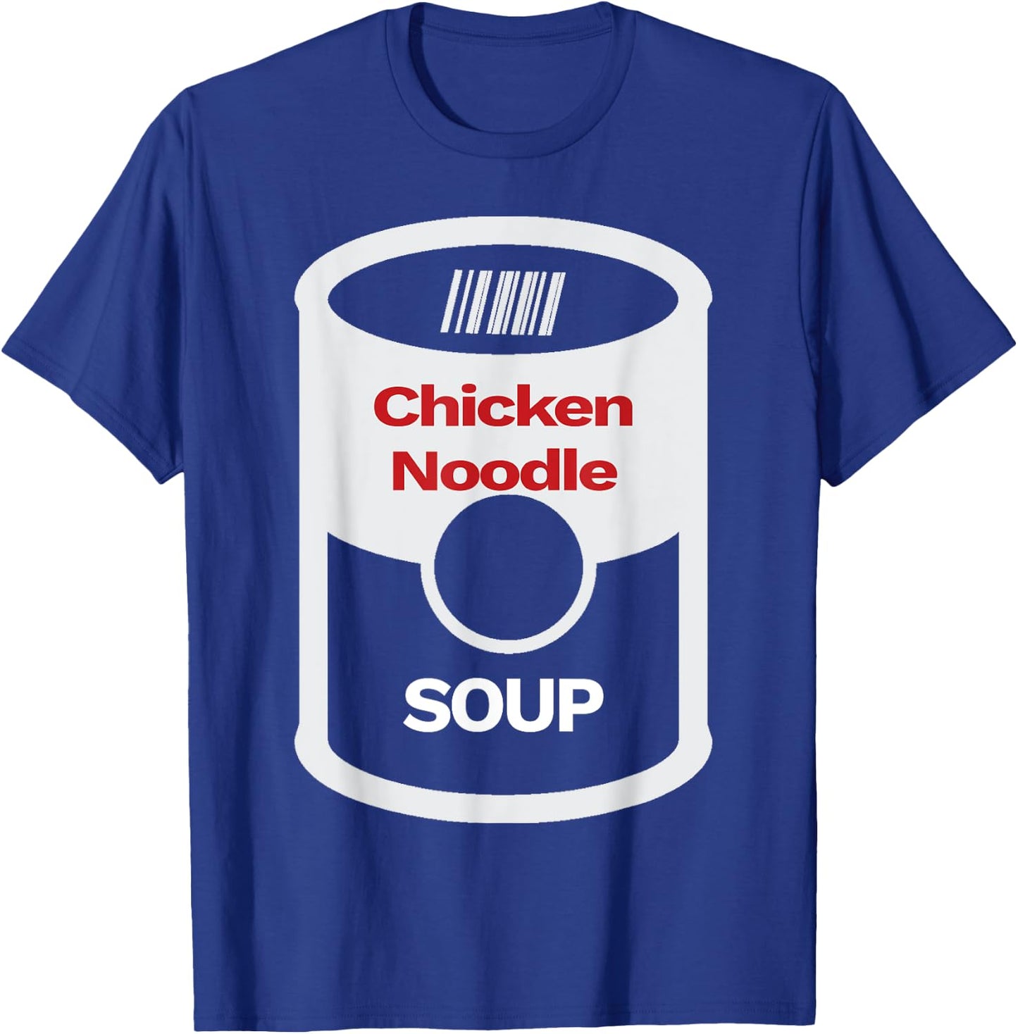 Halloween Funny Kids Adult Chicken Noodle Soup Costume Party T-Shirt - T-Shirt | Royal