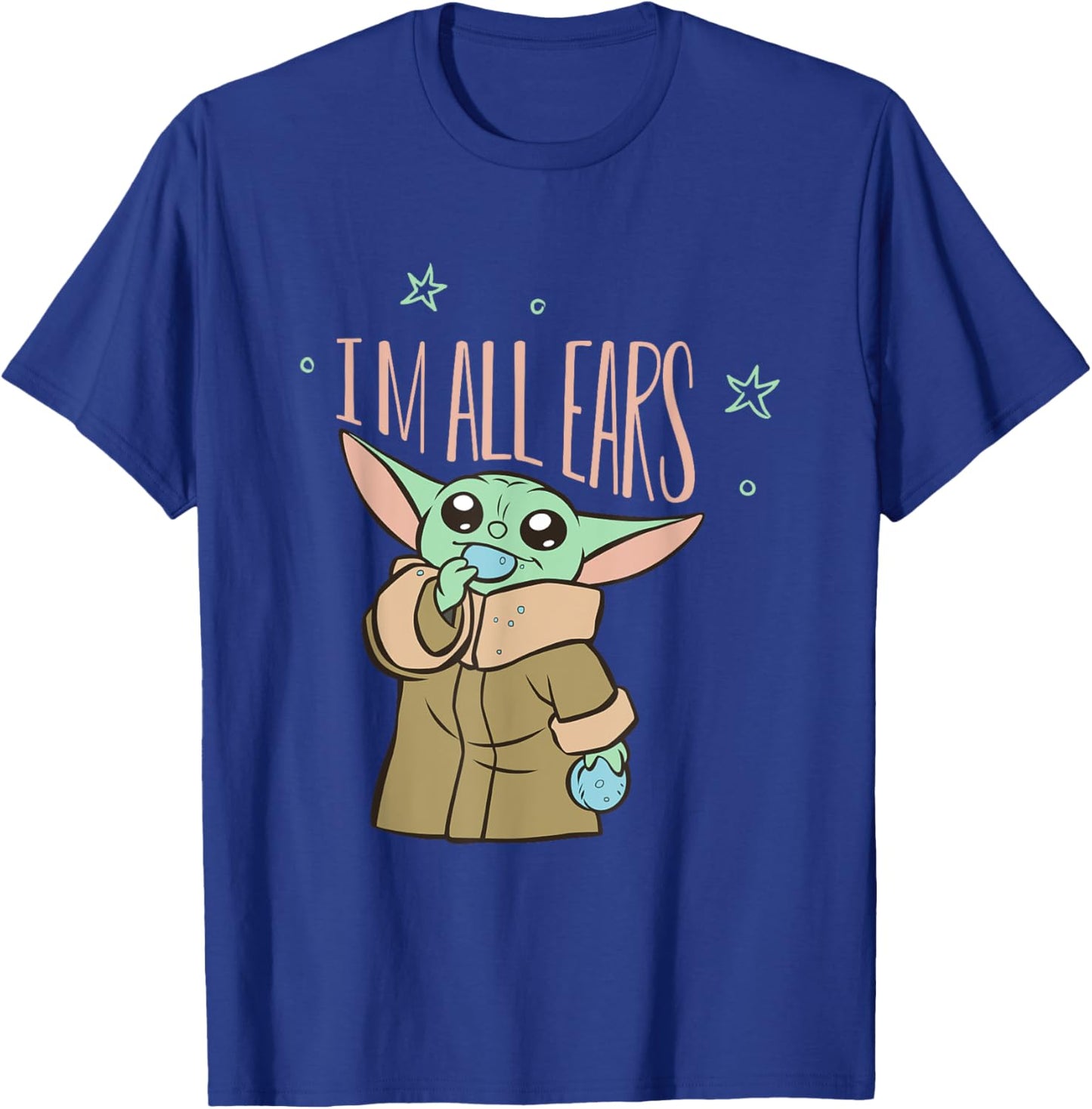 Star Wars The Mandalorian Grogu I’m All Ears T-Shirt - T-Shirt | Royal