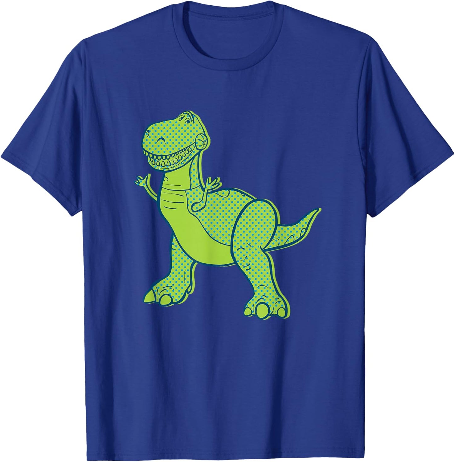 Disney Pixar Toy Story 4 Rex Halftone T-Shirt - T-Shirt | Royal