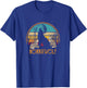 Retro Vintage Sunset Wolf Grandma Mothers Day Nonna Wolf T-Shirt - T-Shirt | Royal