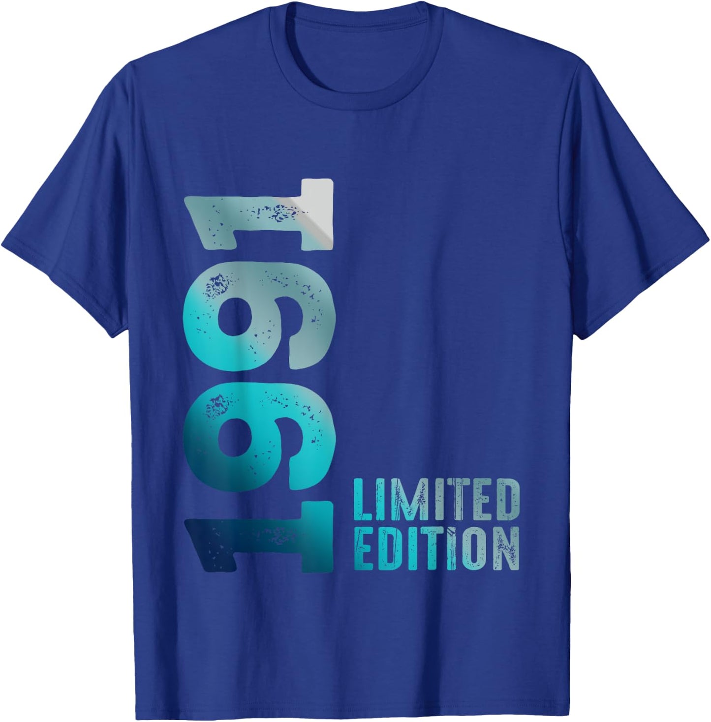1991 Birth Vintage Since 1991 Retro 1991 Limited Edition T-Shirt - T-Shirt | Royal