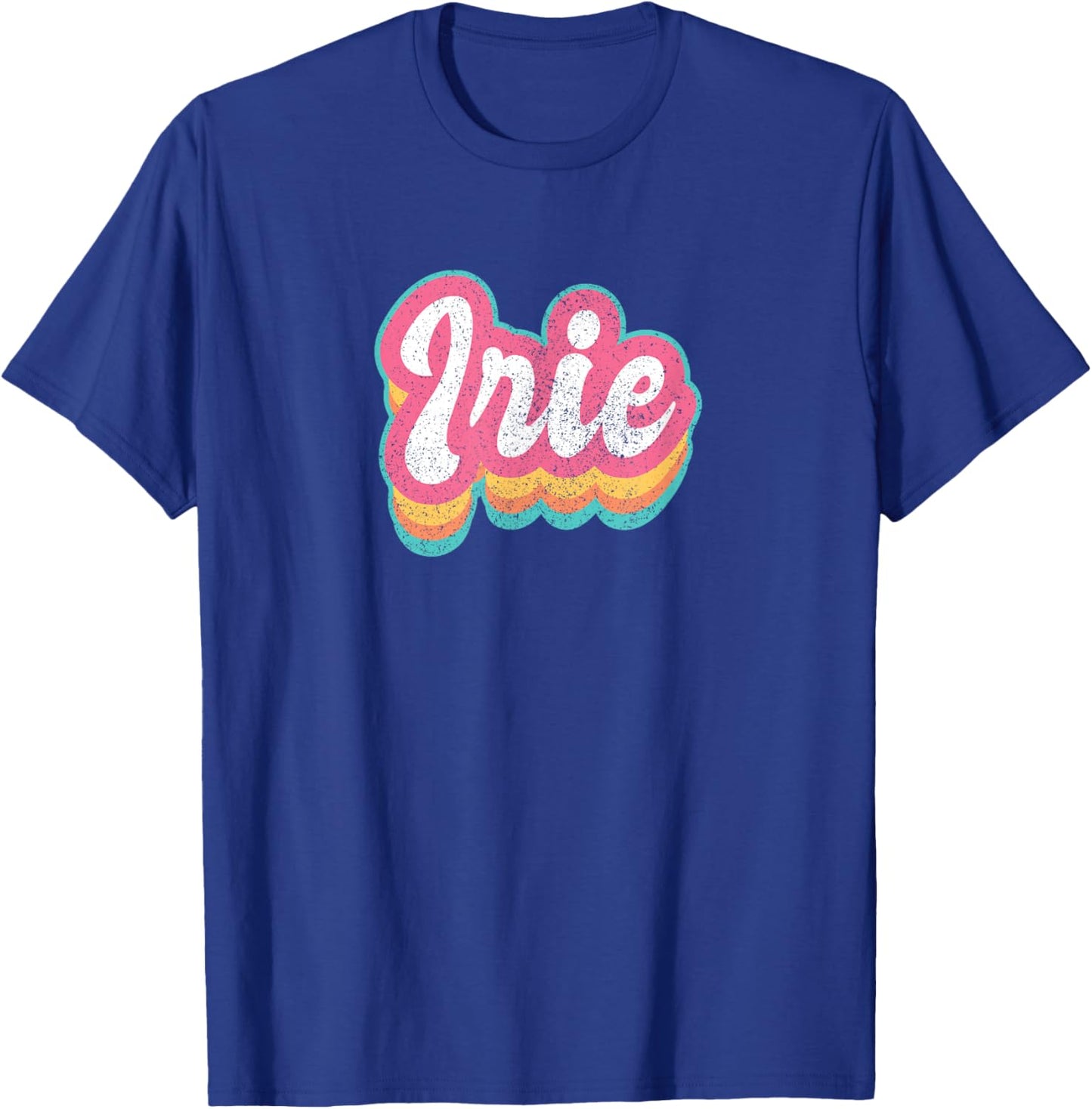Irie First Name Girls Vintage 70s 80s Personalised T-Shirt - T-Shirt | Royal