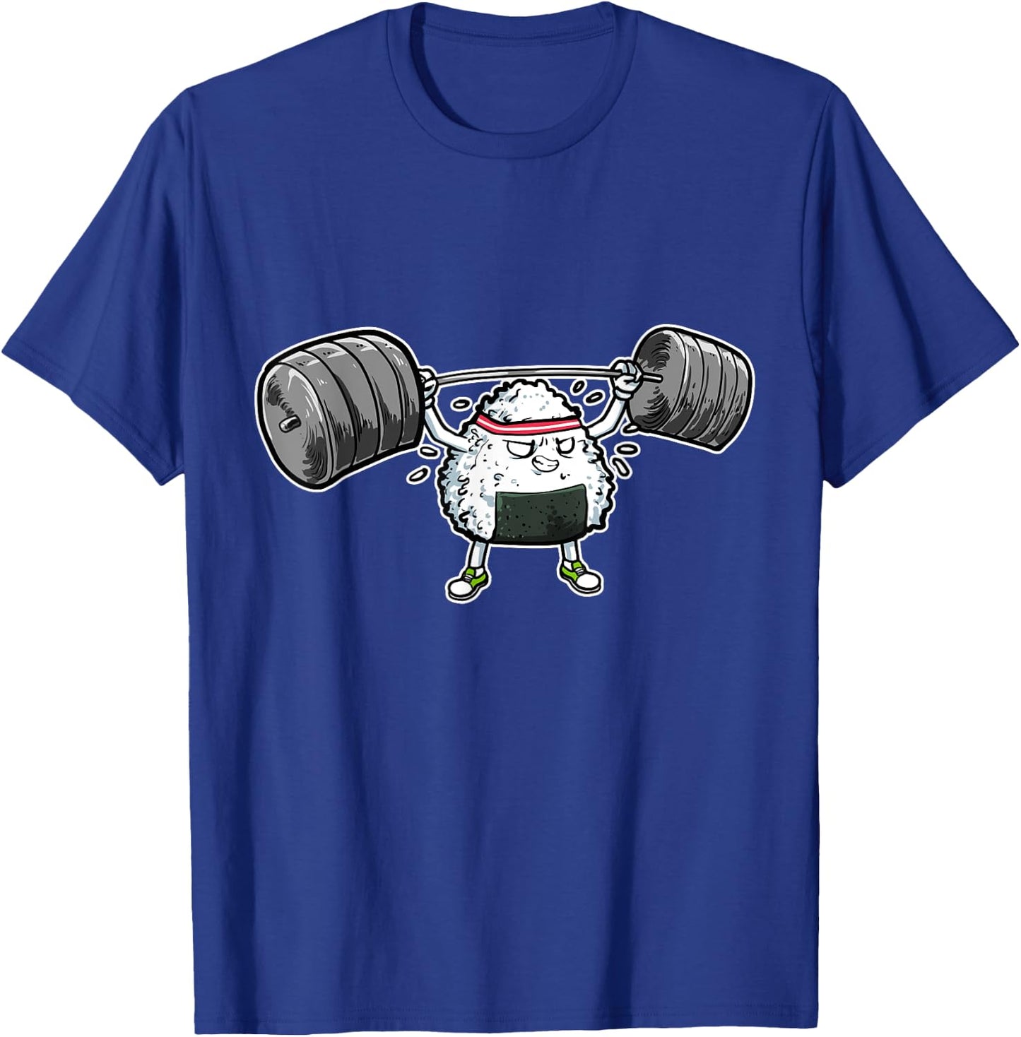 Rice Ball Japanese Food Fitness Workout Gym T-Shirt - T-Shirt | Royal