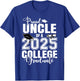 Proud Uncle Of A 2025 College Graduate Graduation T-Shirt - T-Shirt | Royal