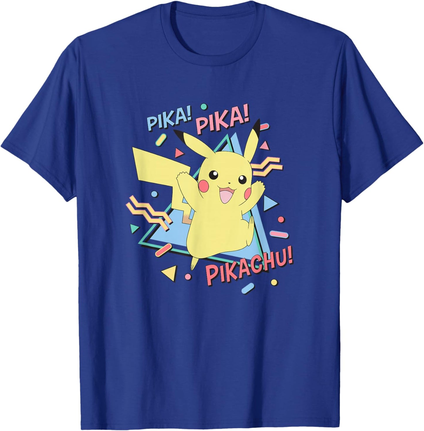 Pokémon Pikachu Retro Nineties Pika Pika Portrait T-Shirt - T-Shirt | Royal