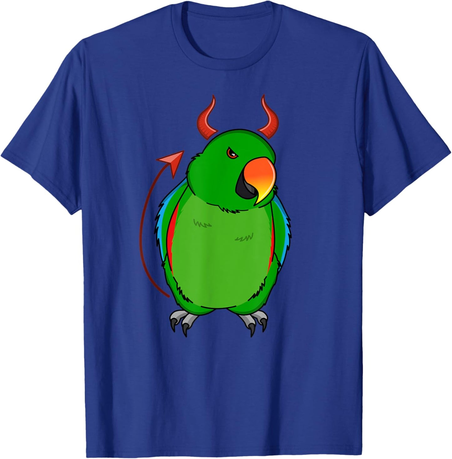 Scary Devil Costume Parrot I Male Eclectus T-Shirt - T-Shirt | Royal
