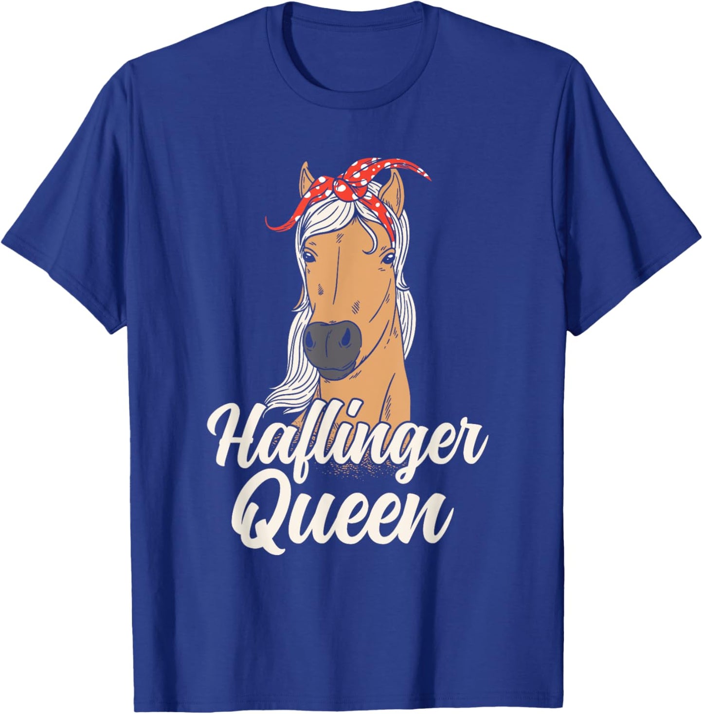 Haflinger Horse Lover Equestrian Horseman T-Shirt - T-Shirt | Royal
