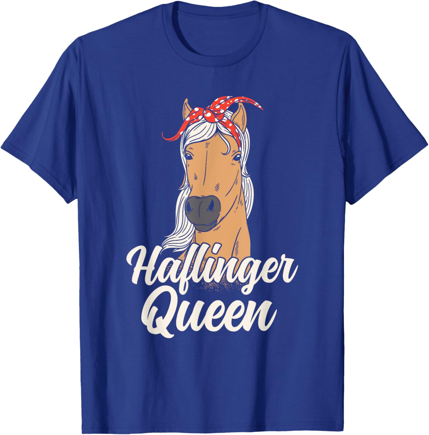 Haflinger Horse Lover Equestrian Horseman T-Shirt - T-Shirt | Royal