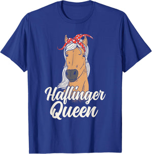 Haflinger Horse Lover Equestrian Horseman T-Shirt - T-Shirt | Royal