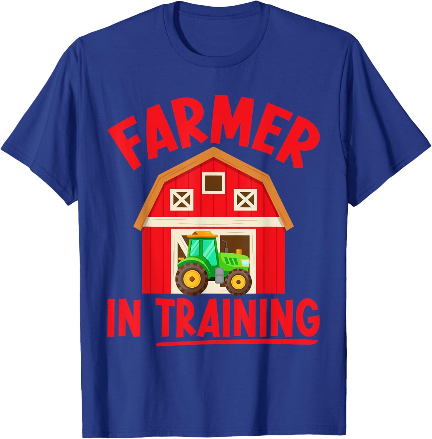 Farm Lifestyle Farming Toddler Farmer In Training T-Shirt - T-Shirt | Royal