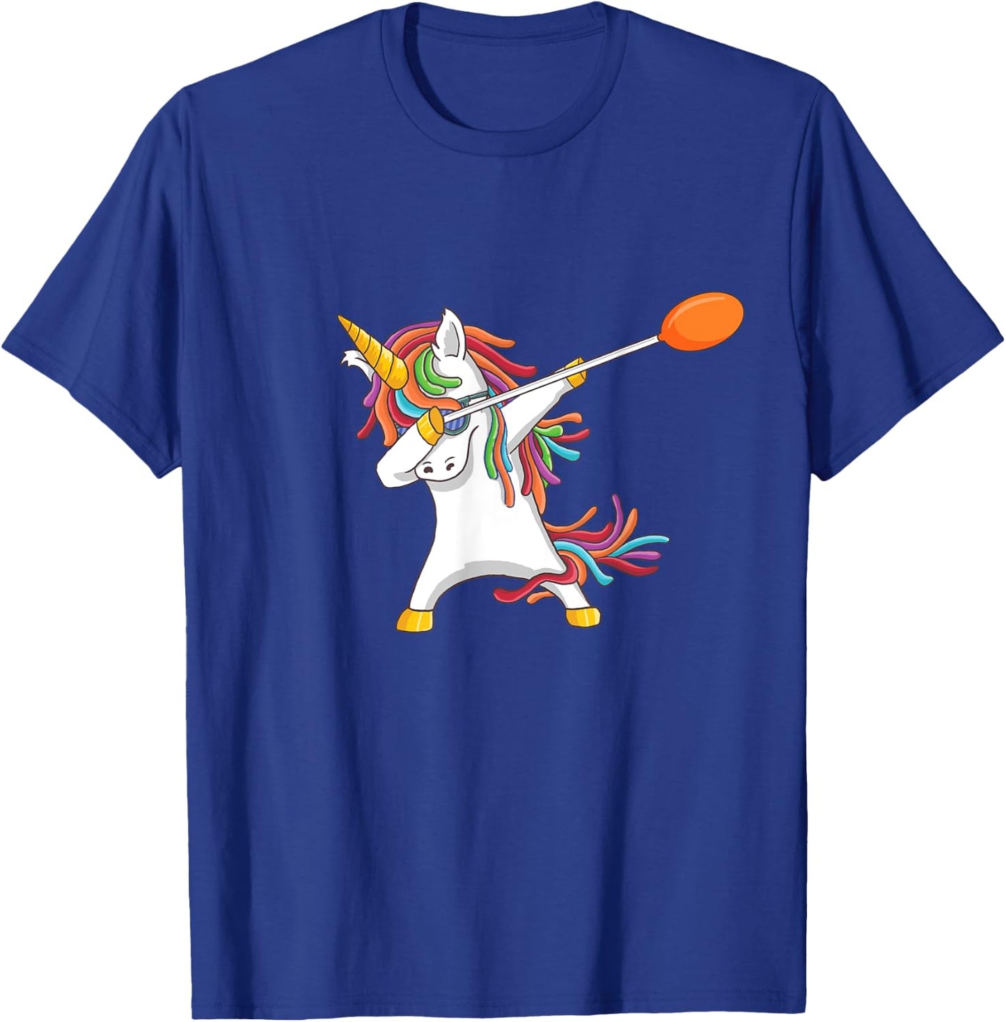 Funny Glassblowing Dabbing Cute Unicorn Gift T-Shirt - T-Shirt | Royal