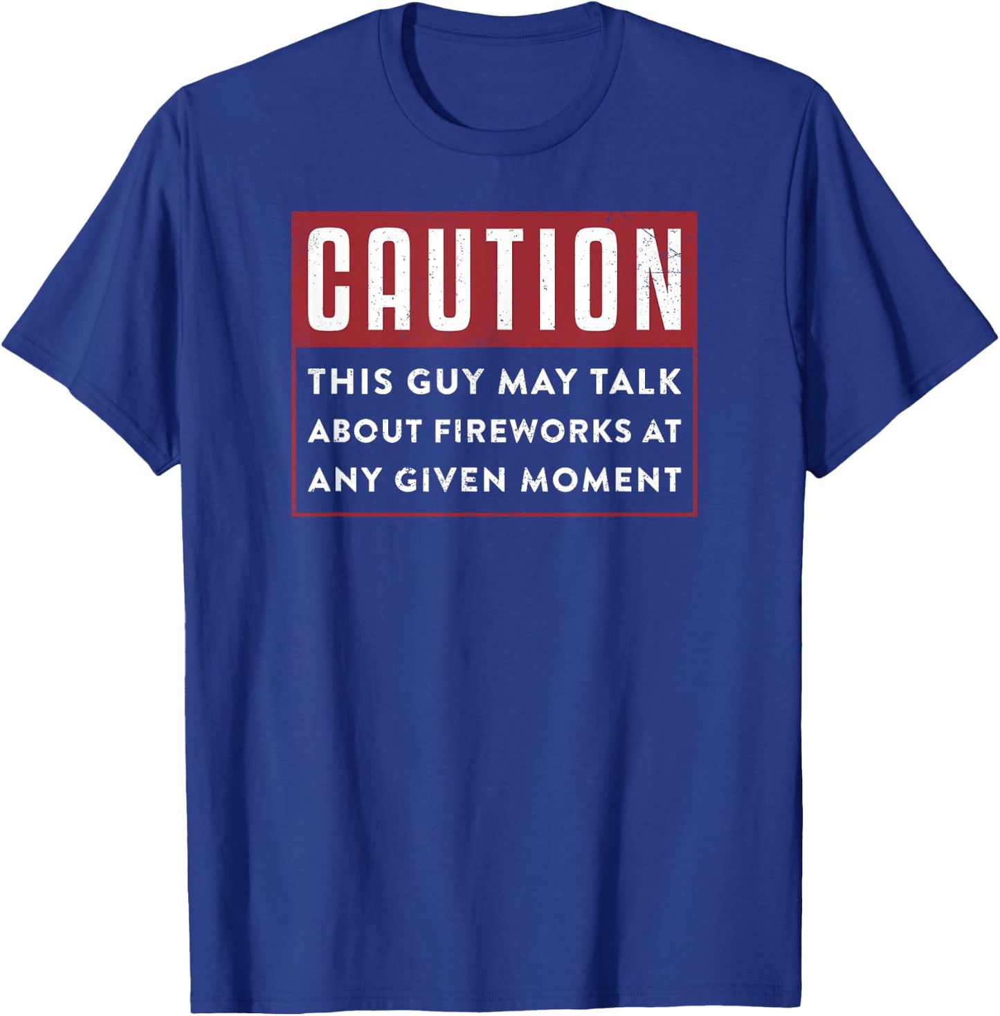 Pyrotechnician Shirt Fireworks | Pyrotechnics Run T-Shirt - T-Shirt | Royal