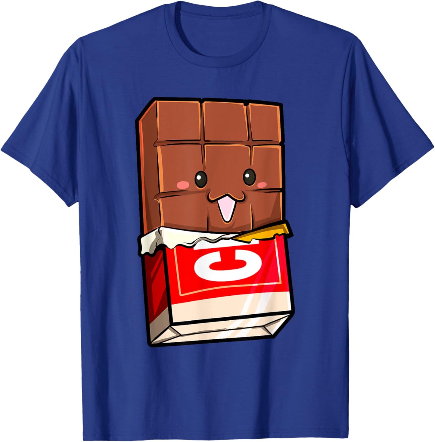 Kawaii Chocolate Bar Cute Smores Halloween Group Costume T-Shirt - T-Shirt | Royal