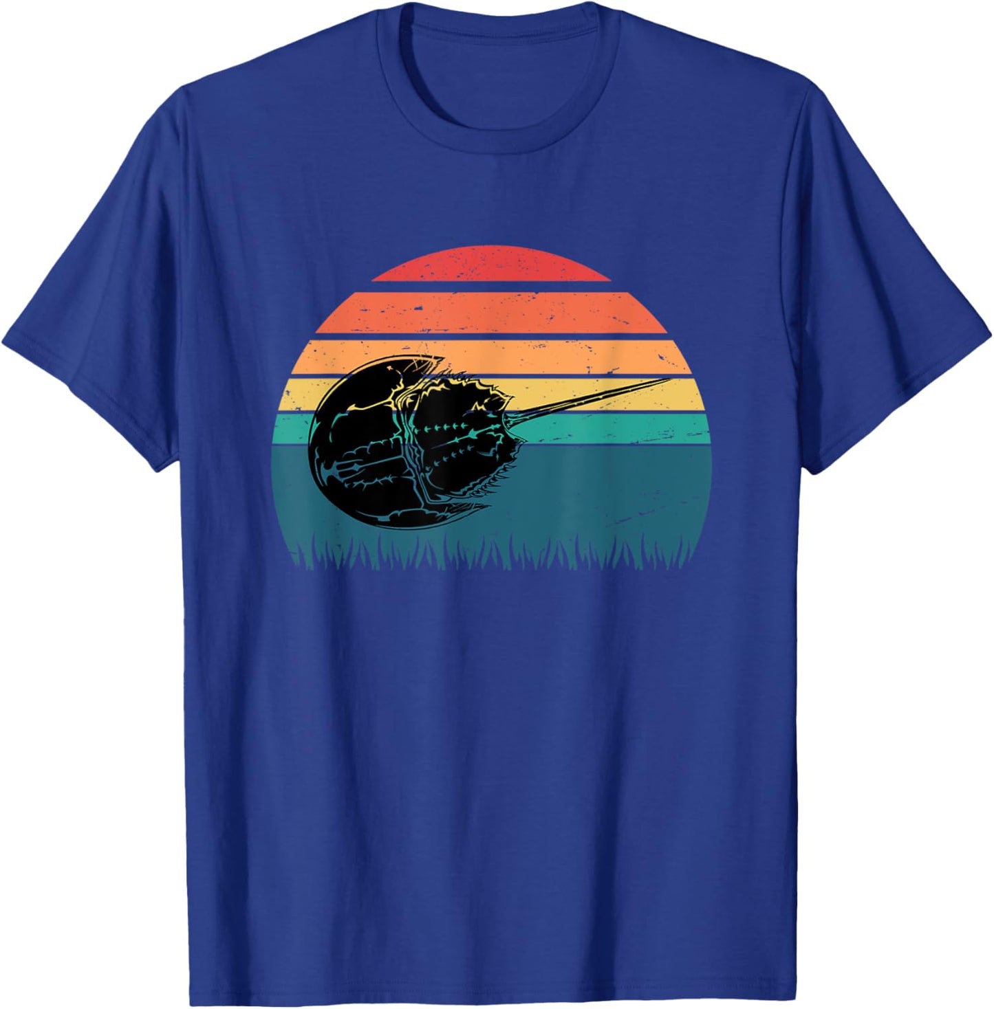 Vintage Horseshoe Crab For Biologist T-Shirt - T-Shirt | Royal