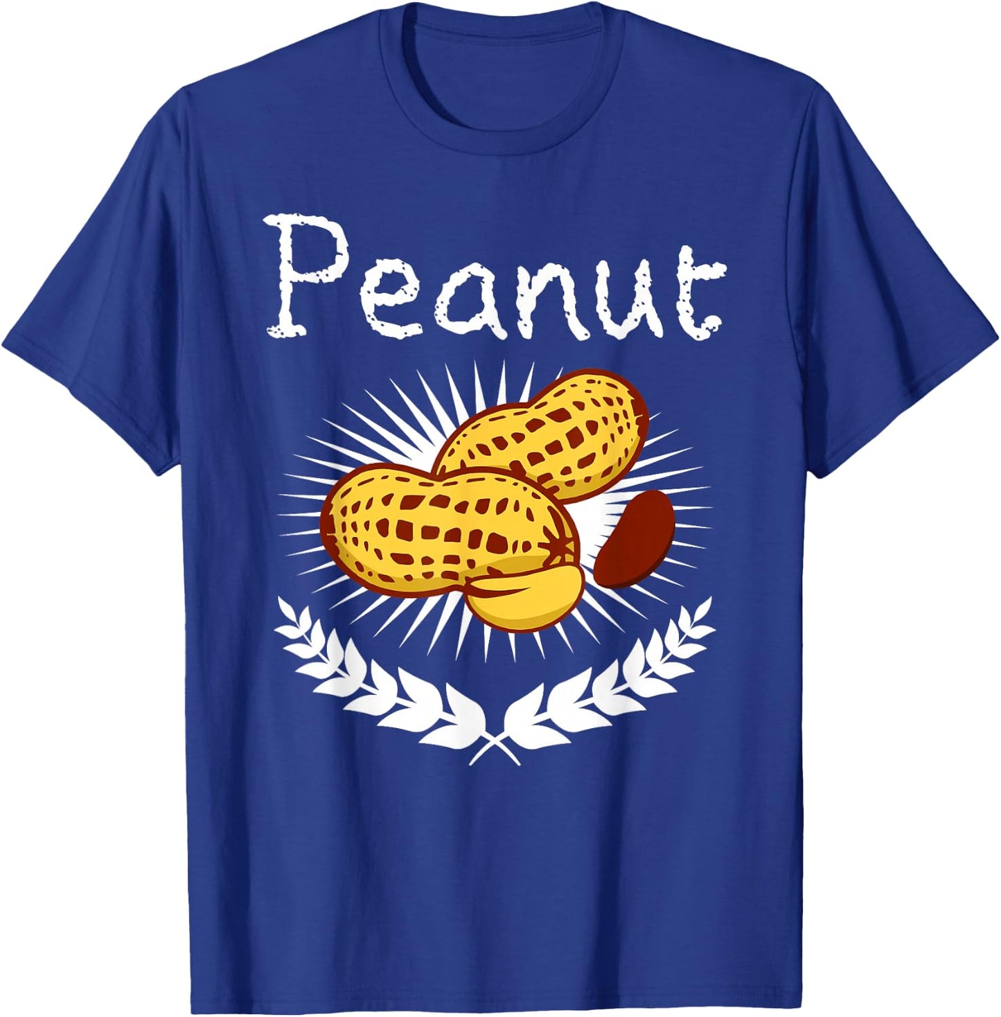 Peanut Graphic gift, Nut design, Peanut design T-Shirt - T-Shirt | Royal
