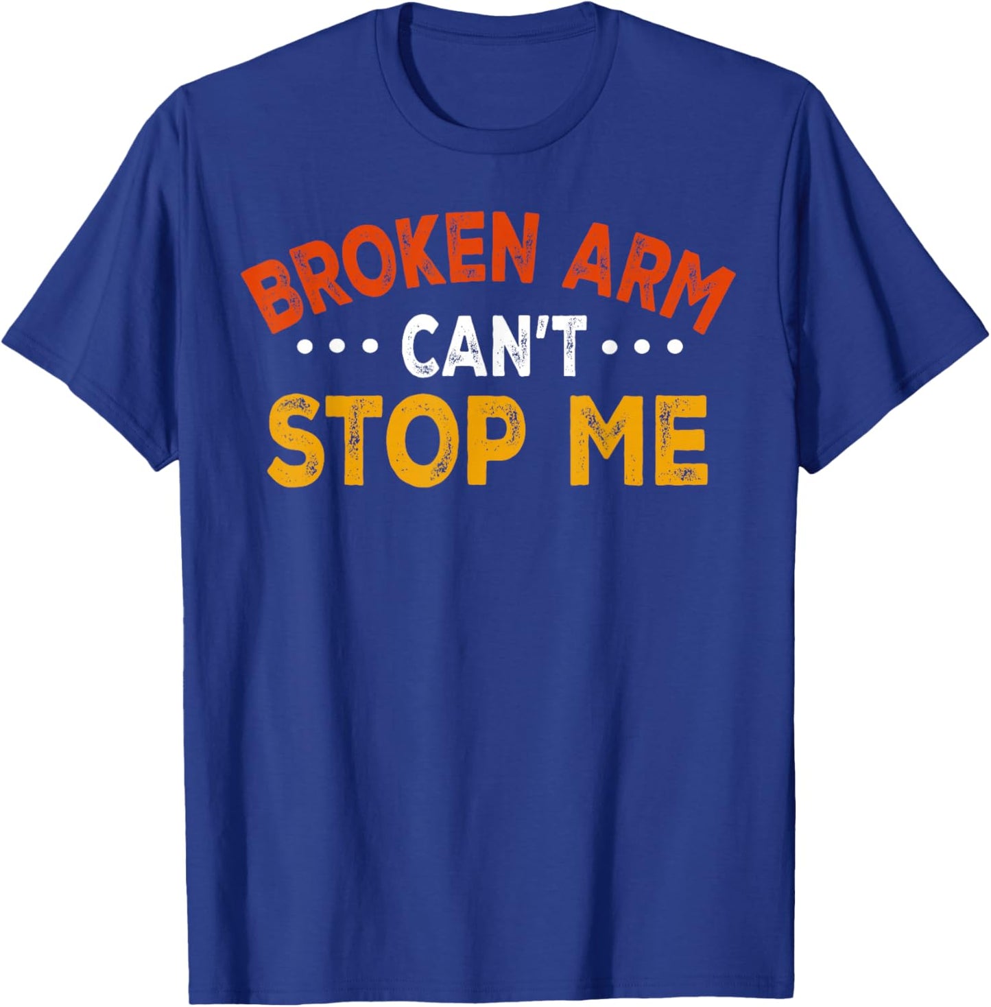 Funny Broken Arm Get Well Soon Teens Kids Post Surgery Gifts T-Shirt - T-Shirt | Royal