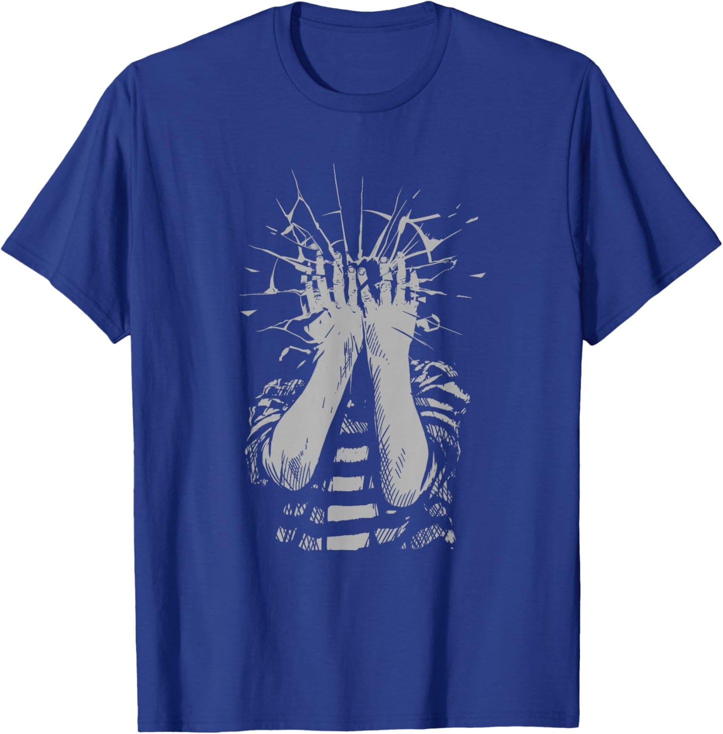Shattered Emotions Emo Sad Depressing Broken Heart Break Up T-Shirt - T-Shirt | Royal