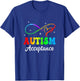 Autism Awareness Acceptance Infinity Symbol Men Women Kid T-Shirt - T-Shirt | Royal