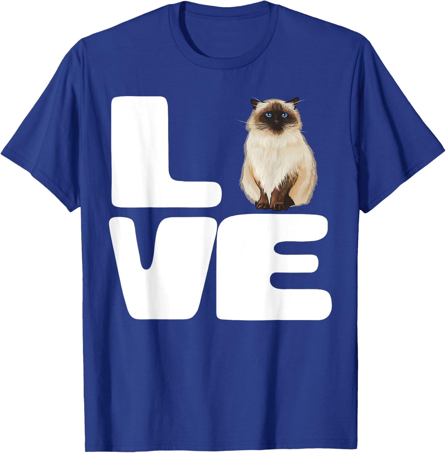I Love My Himalayan Cat Lover Gift Men Women T-Shirt - T-Shirt | Royal