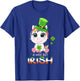 Unicorn A Wee Bit Irish Green For Patrick’s Day Lover T-Shirt - T-Shirt | Royal