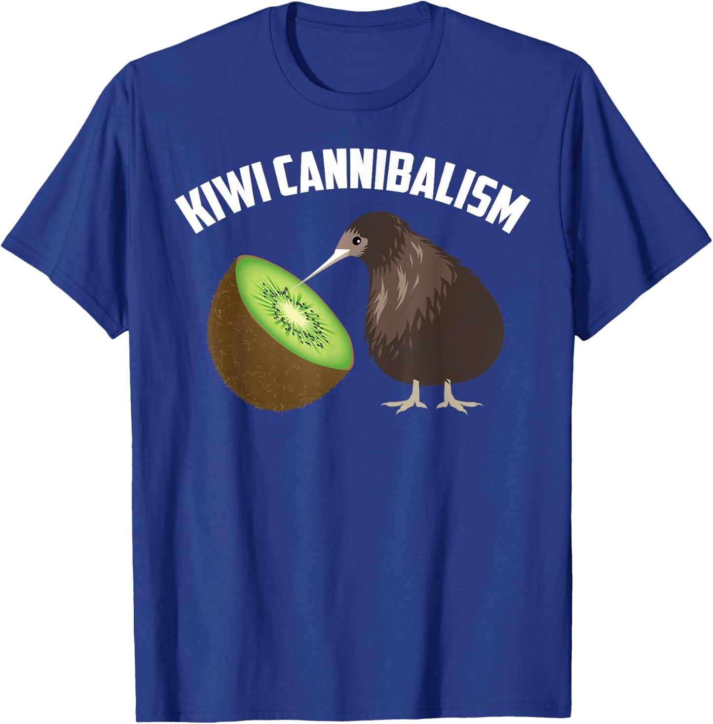 Kiwi Cannibalism | Cute Cannibalistic Bird Gift T-Shirt - T-Shirt | Royal