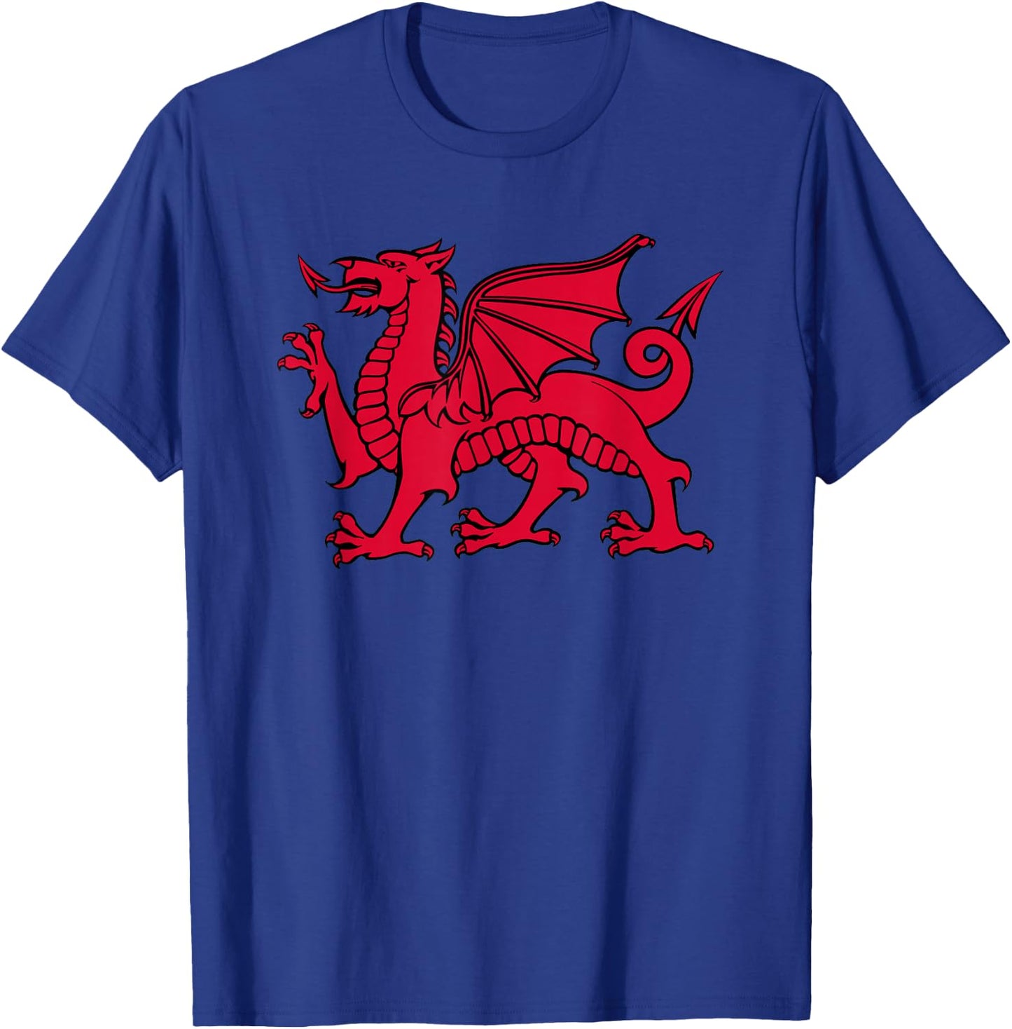 Welsh Red Dragon Flag of Wales T-Shirt - T-Shirt | Royal