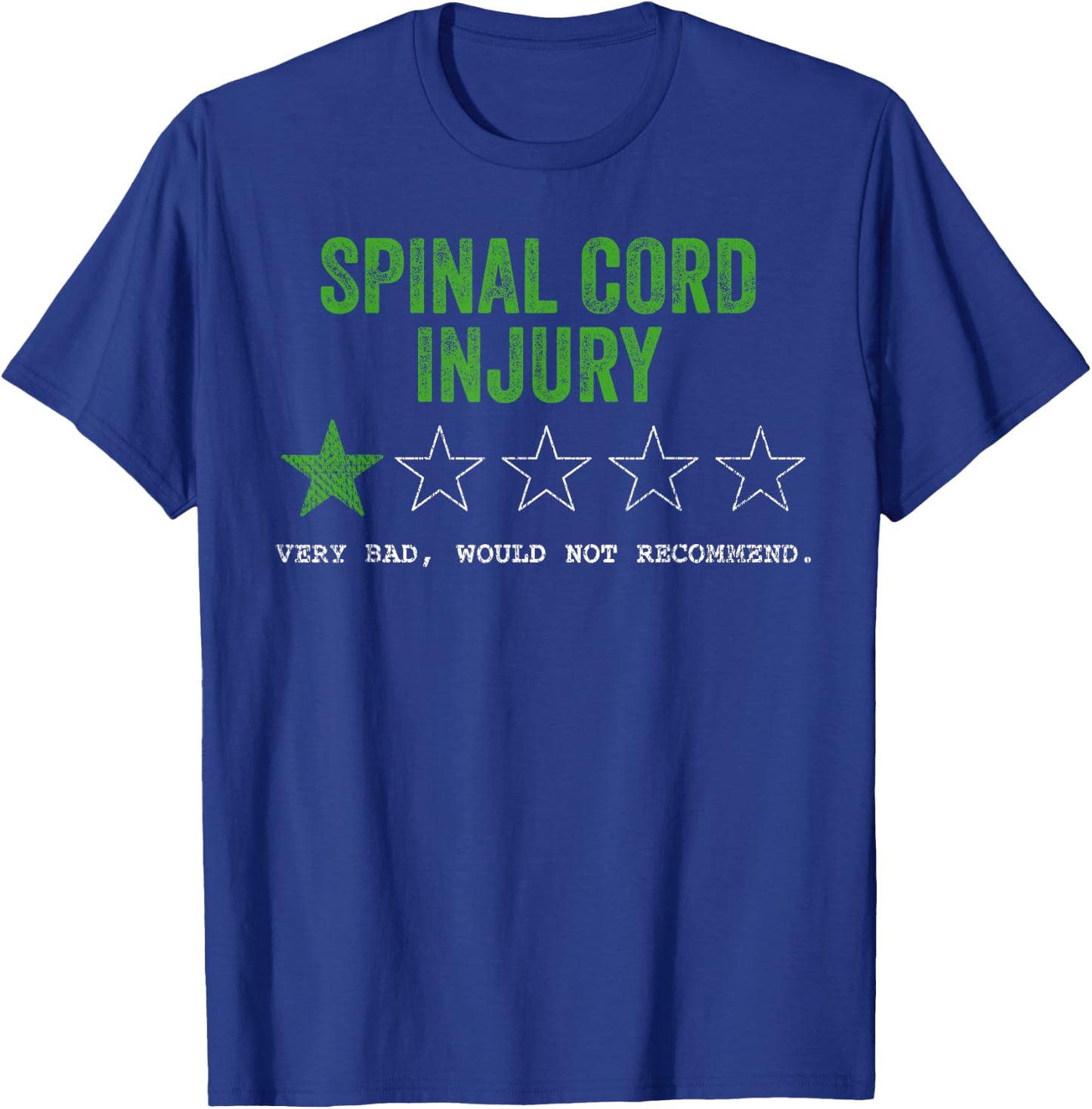 Tu Spinal Cord Injury Awareness Month Costume Ribbon T-Shirt - T-Shirt | Royal