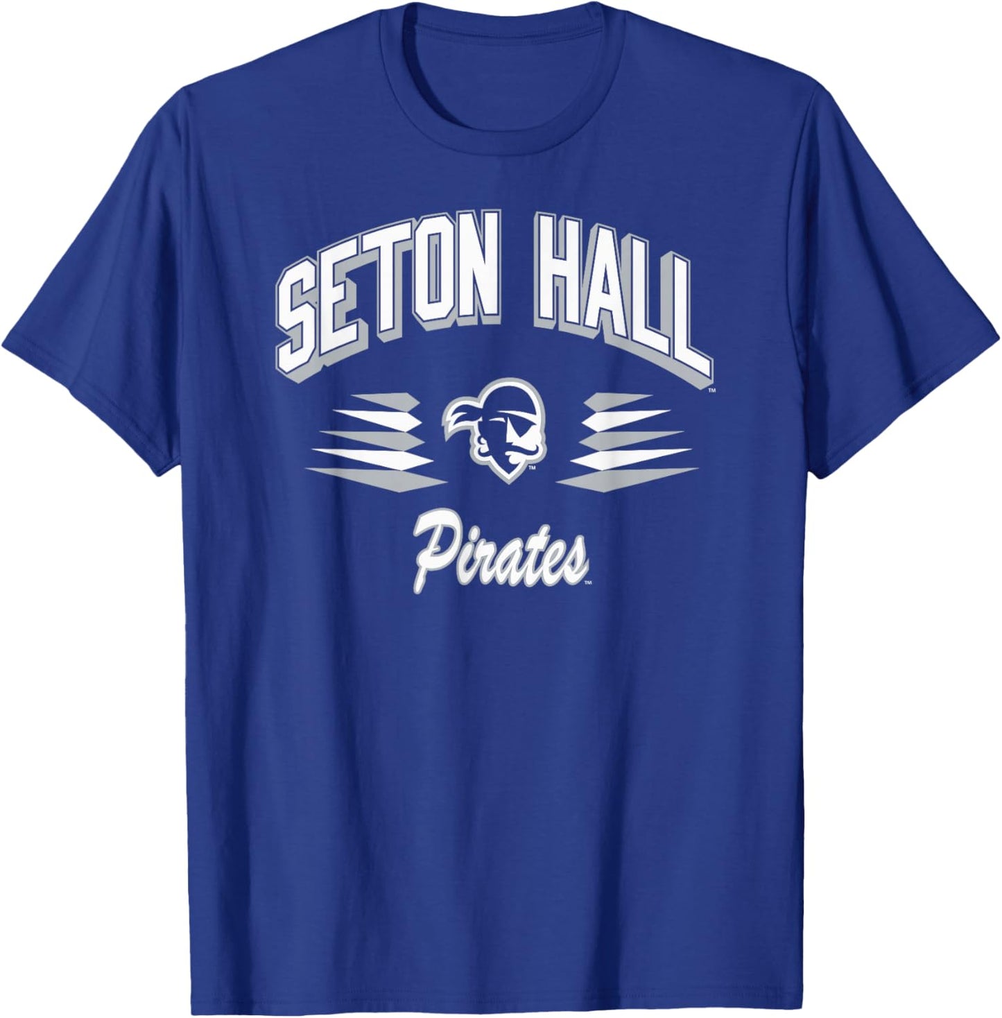 Seton Hall Pirates Retro Diamond Royal Officially Licensed T-Shirt - T-Shirt | Royal