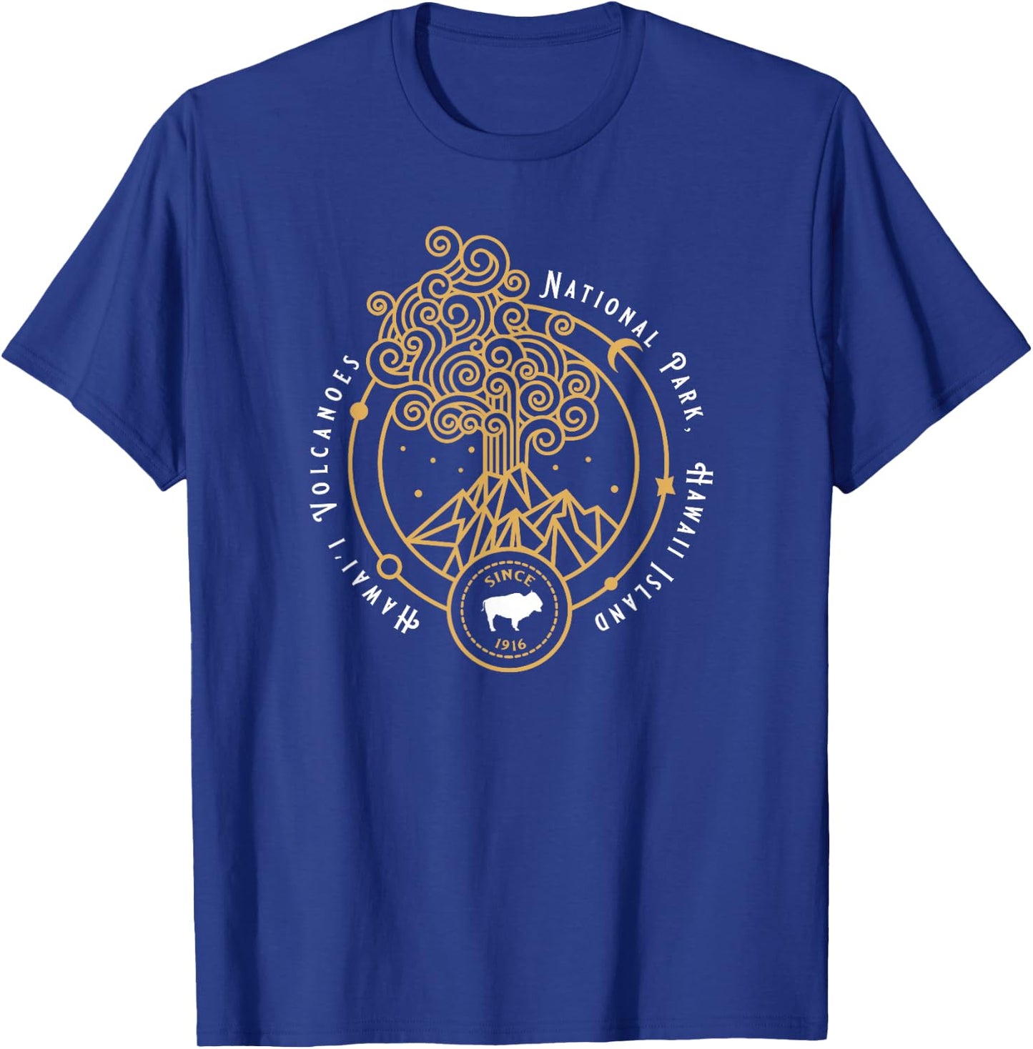 Hawaii Volcanoes National Park Kilauea Mauna Loa Souvenirs T-Shirt - T-Shirt | Royal