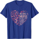 I Became A Nurse Because Your Life Is Worth My Time Nurse T-Shirt - T-Shirt | Royal