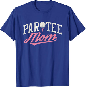 Let's Par Mom Funny Golf Shirt Pun Partee Party Team T-Shirt - T-Shirt | Royal