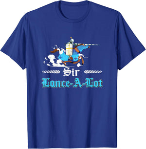 Sir Lance-A-Lot Funny Jousting Lance Buhurt T-Shirt - T-Shirt | Royal