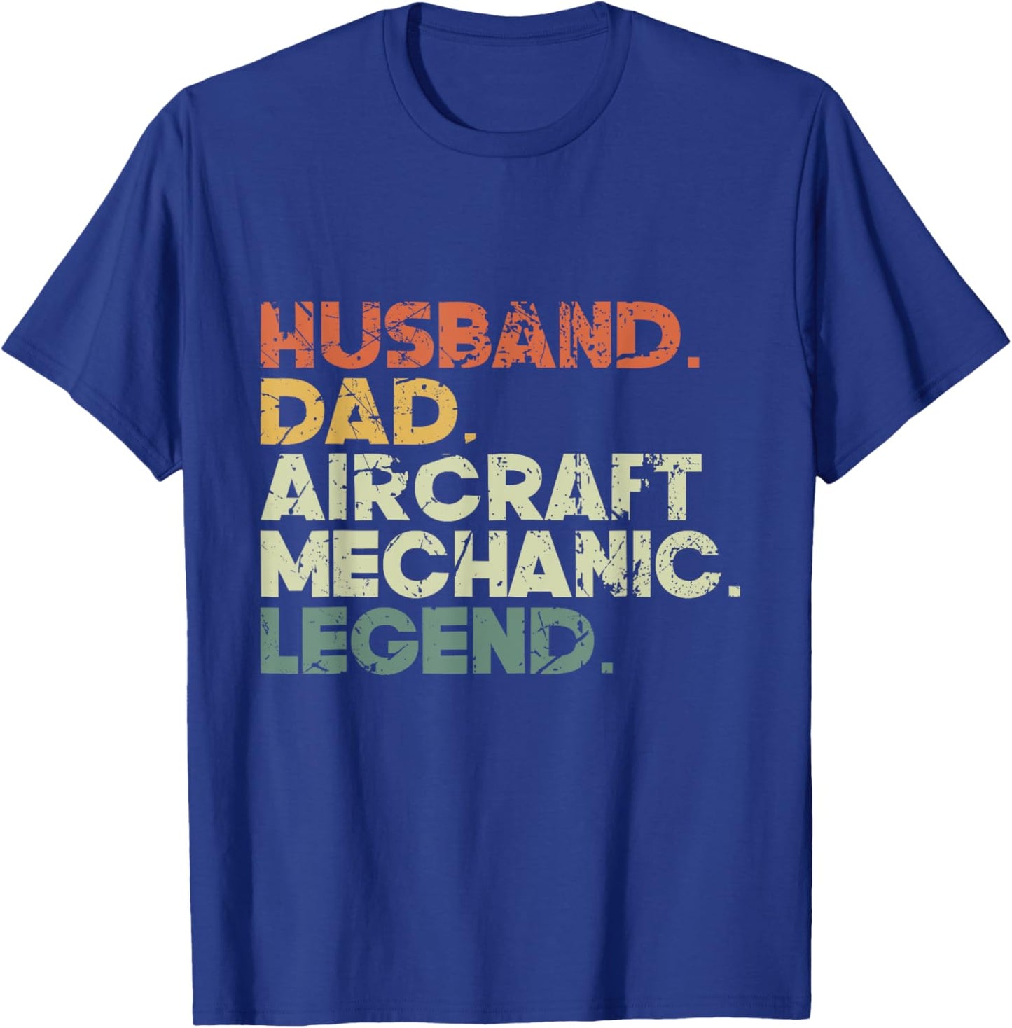 Airplane Mechanic Aircraft Maintenance Pilot Technician T-Shirt - T-Shirt | Royal