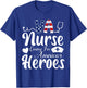 VA Nurse Caring For America's Heroes Nurse Day T-Shirt - T-Shirt | Royal