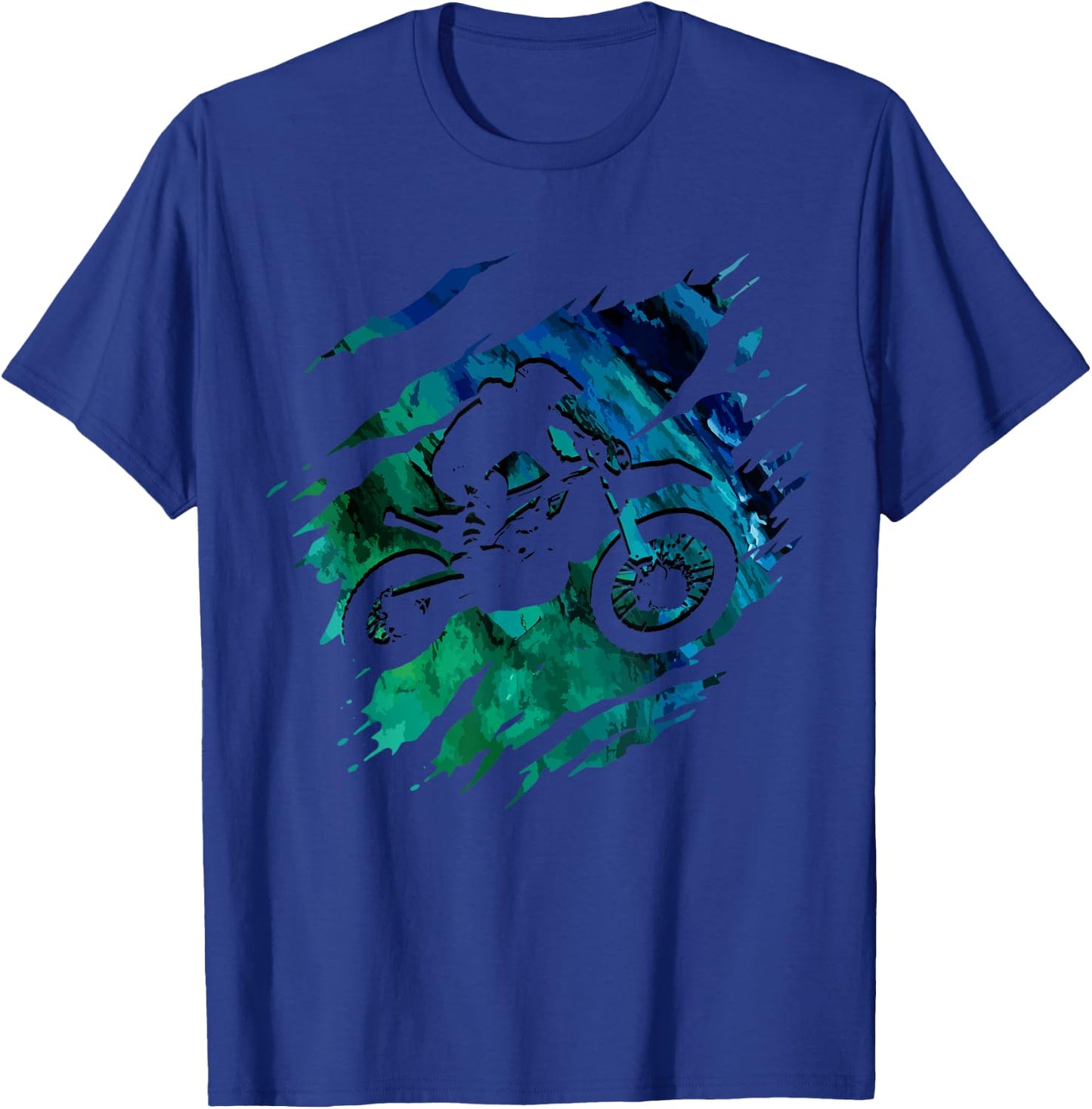 Motocross Enduro Dirt Bike MX Motorcycle MX T-Shirt - T-Shirt | Royal
