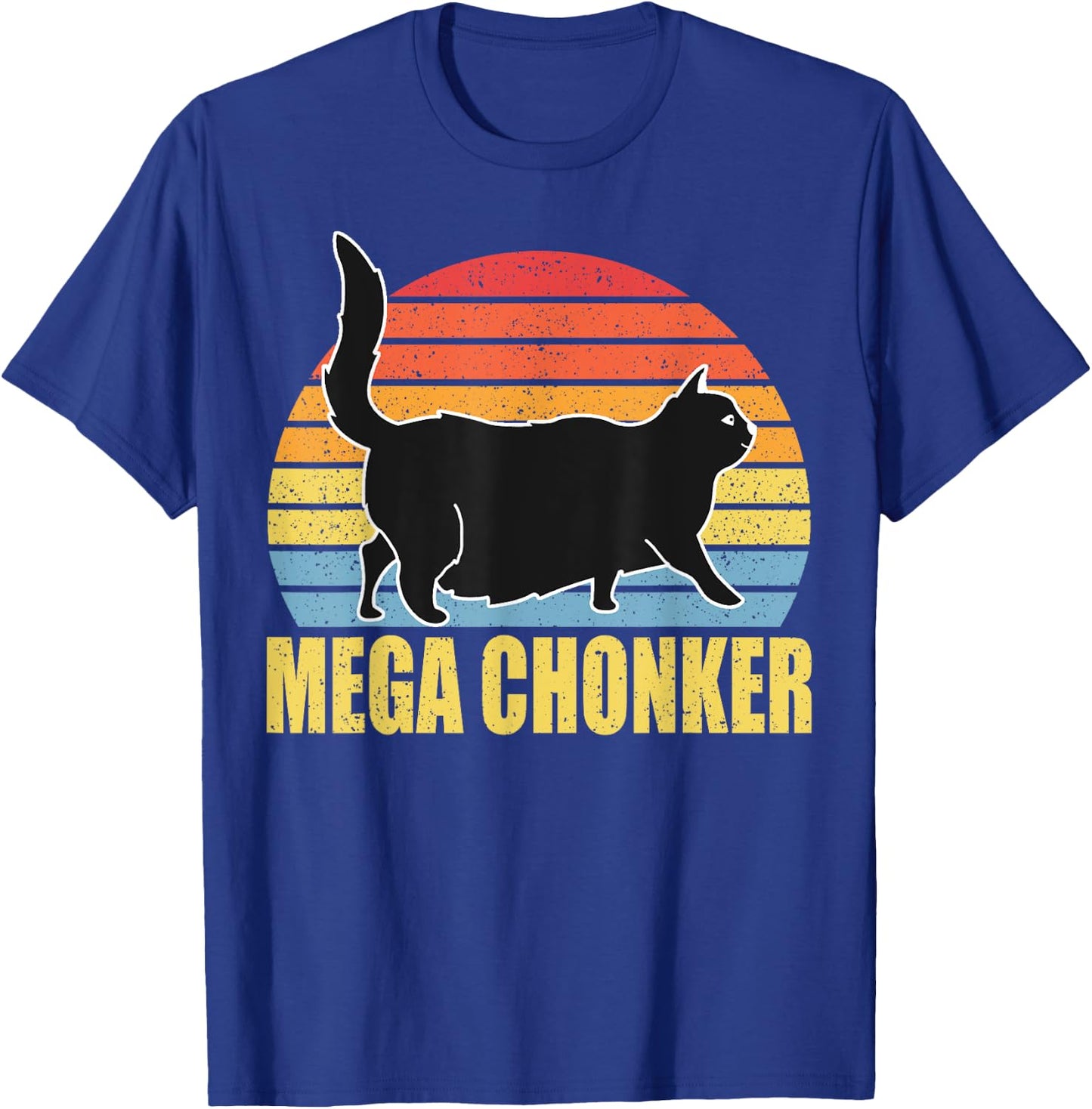 Mega Chonker Chonk Funny Fat Cats Meme Gifts Men T-Shirt - T-Shirt | Royal