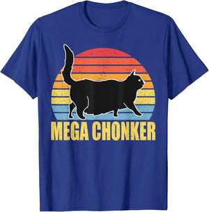 Mega Chonker Chonk Funny Fat Cats Meme Gifts Men T-Shirt - T-Shirt | Royal