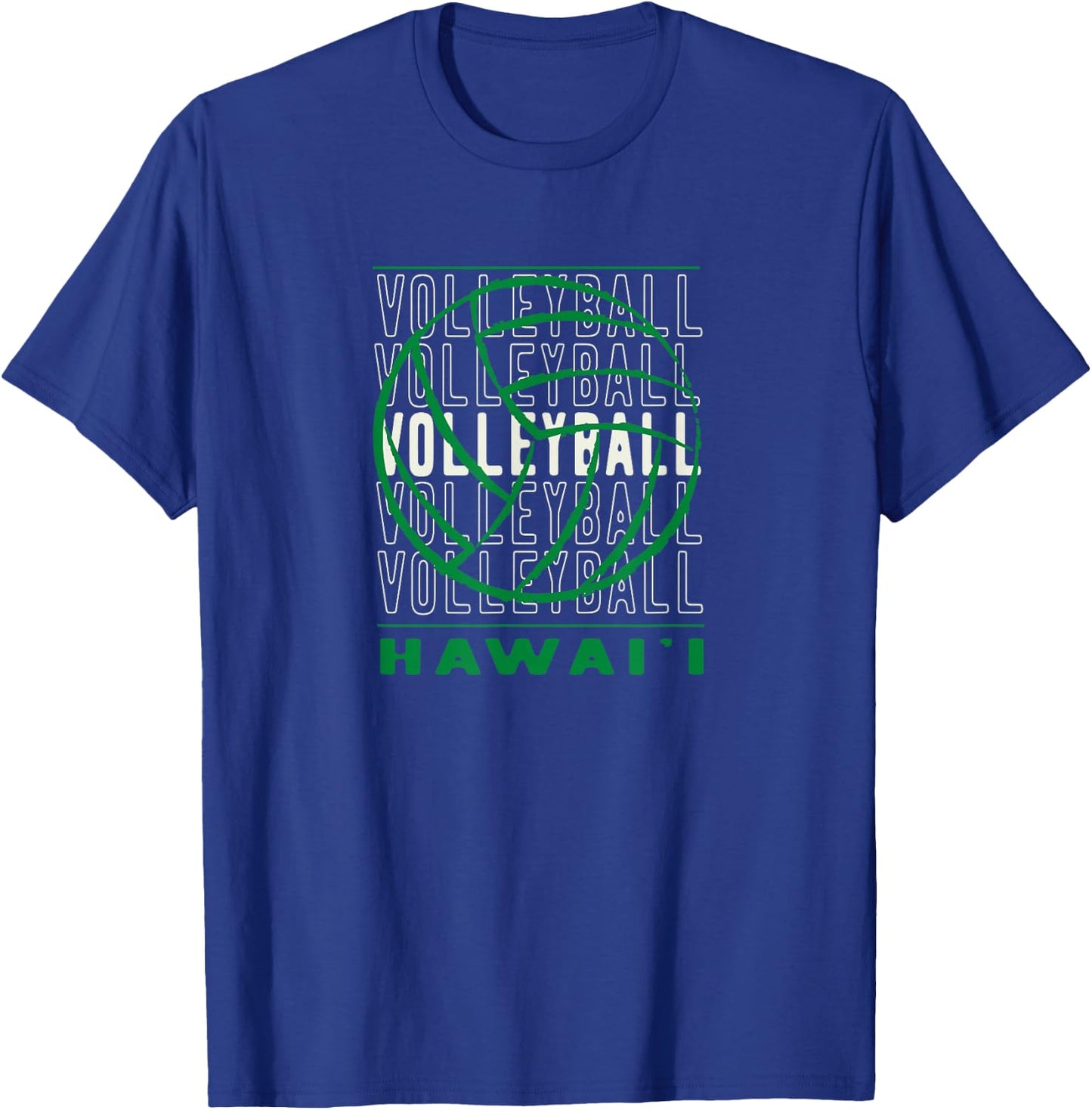 Volleyball Hawaii T-Shirt - T-Shirt | Royal