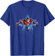 Marvel Comics Retro Classic Iron Patriot Dripping Star Logo T-Shirt - T-Shirt | Royal