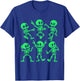 Dancing Skeletons Dance Challenge Girl Boys Kids Halloween T-Shirt - T-Shirt | Royal