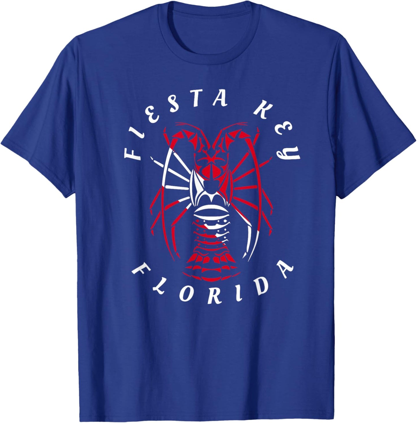 Fiesta Key Florida Keys Spiny Lobster Lobstering Diving T-Shirt - T-Shirt | Royal