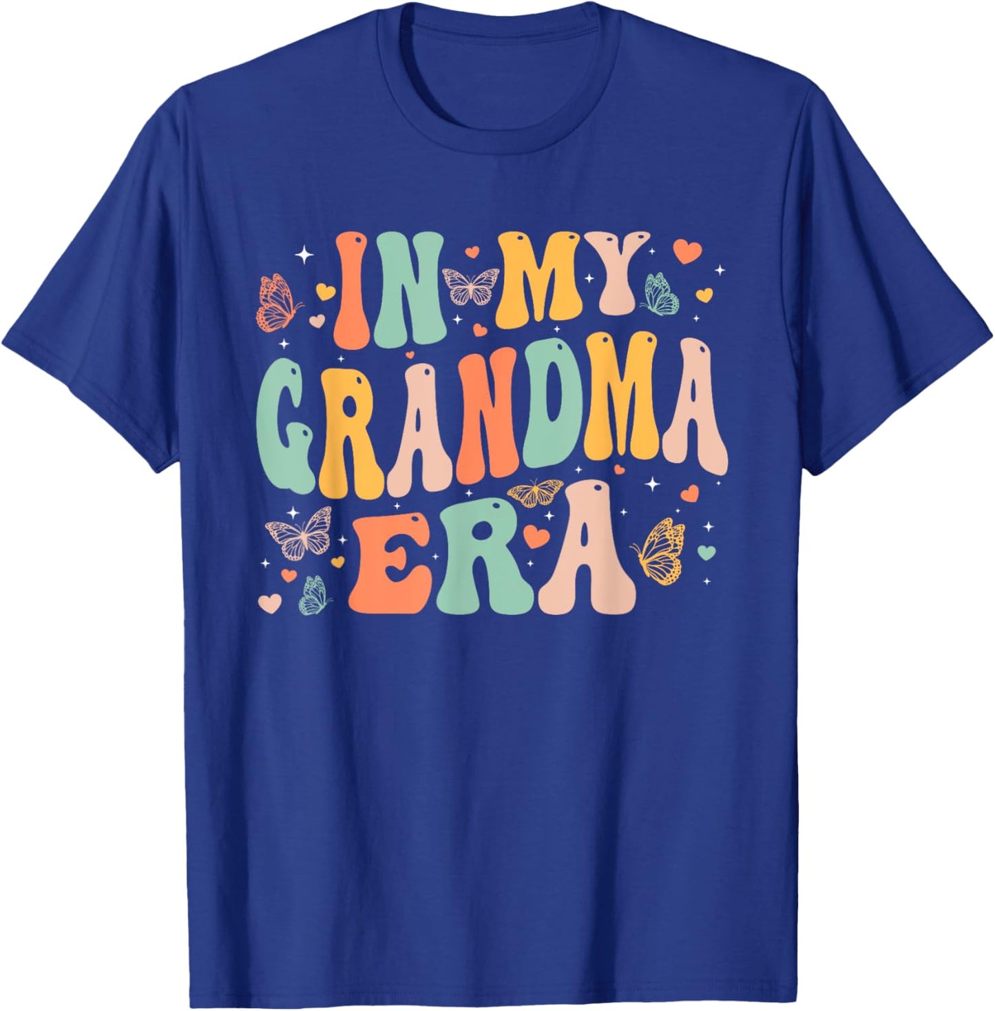 Retro Groovy In My Grandma Era Mother's Day Gifts Women T-Shirt - T-Shirt | Royal